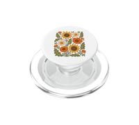 Flor Silvestre Retro Girasol Margarita Floral botánico Naturaleza PopSockets PopGrip para MagSafe