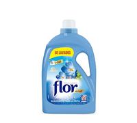 Flor - Suavizante para la ropa, aroma azul - 50 lavados