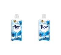 Flor - Suavizante para la Ropa Concentrado, Aroma Azul - 59 Dosis (Paquete de 2)