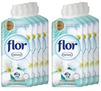 Flor - Suavizante para la ropa concentrado, aroma nenuco, 78 dosis pack de 4, 1404ml x4 (Paquete de 2)