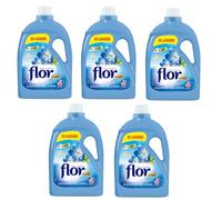 Flor Suavizante para la Ropa Regular Fragancia Azul 250 dosis (5 botellas x 50 dosis)