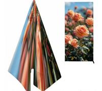 Flor Toalla Playa, Planta Micro Fibra, con Diseño & Color, Suave Anti Arena para Niña, Mujer, Sol, Verano 180X80cm K-1177