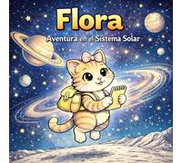 Flora aventura en el sistema solar: Cuentos infantiles educativos sobre el espacio para niños de 2 a 6 años con dibujos para colorear (Flora: cuentos educativos infantiles)