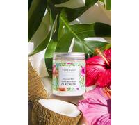 Flora & Curl Refrescar Arcilla Lavado Coco Menta para Kinky & Rizado Natural