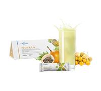 Flora LIV té frutal en polvo, sabor granadilla dulce para restablecer el equilibrio intestinal protege con probiotics (Pack 28, Granadilla)