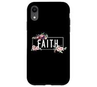 Flora Moderna Flores Ramo diseño. Mujer Espiritual fe Carcasa para iPhone XR