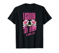 Floración Tardía Estilo Grande Declaración Floral Poderosa Camiseta