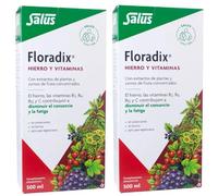 Floradix Hierro + Vitaminas 2x500 ml
