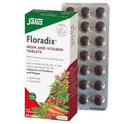 Floradix - Tabletas de hierro y vitaminas (84 comprimidos)
