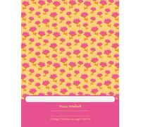 Floraison Bella - Music Notebook - 12 Staves per Page