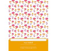 Floraison - Music Notebook - 12 Staves per Page