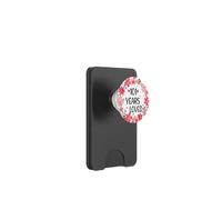 Floral 101 Years Loved Women 101 Years Old Cool 101th B-Day PopSockets PopWallet para MagSafe