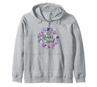 Floral 107 Years Old 107th Birthday Women's 107 Years Loved Sudadera con Capucha