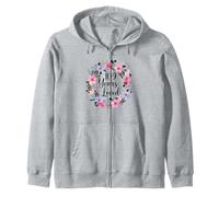 Floral 109 Year Old 109th Birthday Men Women 109 Years Loved Sudadera con Capucha