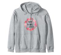 Floral 109 Years Loved Women 109 Years Old Cool 109th B-Day Sudadera con Capucha