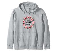 Floral 95 Year Old Loved 95th Birthday Women 95 Years Old Sudadera con Capucha