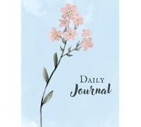 Floral A4 Journal for Women 200-Page Paperback Notebook (8.5 x 11), College Ruled for Work, Notes & Creative Writing