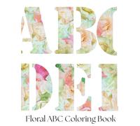 Floral ABC Coloring Book