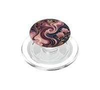 Floral, Abstracto, Botánico, Remolino, Naturaleza, Modernismo PopSockets PopGrip para MagSafe