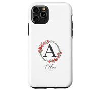 Floral Alice Nombre Flores Nombre Personalizado Alice Carcasa para iPhone 11 Pro
