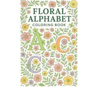 Floral Alphabet Coloring Book