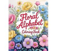 Floral Alphabet Coloring Book