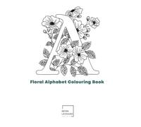 Floral Alphabet Colouring Book