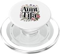 Floral Aunt Tifa Patriotic Protest I Am Aunt Tifa PopSockets PopGrip para MagSafe