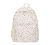 Floral Backpack - Large Canvas Bookbag for Girls, Large Capacity Flower Print Backpack for School & Travel | Fashion Canvas Bag for Women, Teens, Kids, Fits Laptop/Tablet/Books/Clothes/Water Bottle