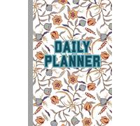 Floral Batik Work From Home Daily Planner: For Remote Work, Home Office Scheduling, Appointments, Meals, Errands & To-Do Lists