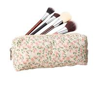 Floral Bow Pencil Case - Large Capacity Pouch with Stylish Storage Design