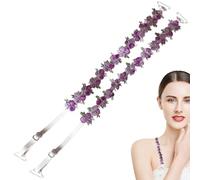 Floral Bra Straps, Dress Bra Straps, Flower Strap, Removable Adjustable, Decorative, 1 Pair, 37cm 4.57 Inches for Dresses, and Fashion Secure and Personalized Experience