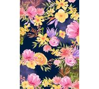 Floral chaos : Positive Affirmation, Motivational and Inspirational Notebook, Grid Notebook for work.