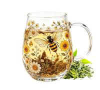 Floral Coffee Mugs | Decorative Vintage Hummingbird Wildflower Drinkware
