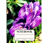 Floral Composition Notebook: Botanical Illustration / Pretty Notebook for Women, Girls, Students and Adults / Spring, Floral Journal 7.5 x 9.25 Colorful lined paper