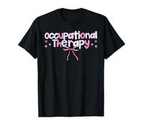 Floral Coquette Bow OT Occupational Therapy Camiseta
