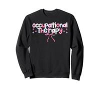 Floral Coquette Bow OT Occupational Therapy Sudadera