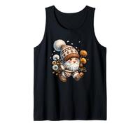 Floral Dandelion Flower GNOME In Knitting Outfit For Grandma Camiseta sin Mangas
