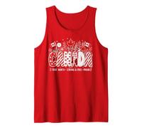 Floral de Hojas de Arce Fuertes y Libres de True North de Canadá Camiseta sin Mangas