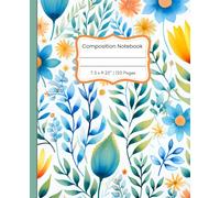 Floral Dreams Composition Notebook: College Ruled | 120 Pages | 7.5 x 9.25" | Elegant Notebook for Journaling, School or Daily Notes