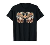 Floral Easter Gnomes with Spring Flower Hat For GNOME Lover Camiseta