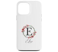 Floral Elise Nombre Flores Nombre Personalizado Elise Carcasa para iPhone 13 Pro MAX