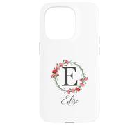 Floral Elise Nombre Flores Nombre Personalizado Elise Carcasa para iPhone 15 Pro