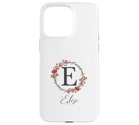 Floral Elise Nombre Flores Nombre Personalizado Elise Carcasa para iPhone 15 Pro MAX