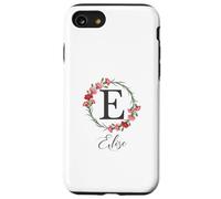 Floral Elise Nombre Flores Nombre Personalizado Elise Carcasa para iPhone SE (2020) / 7/8