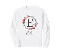Floral Elise Nombre Flores Nombre Personalizado Elise Sudadera