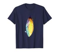 Floral Feather For Spring and Summer Cute Surf Beach Graphic Camiseta