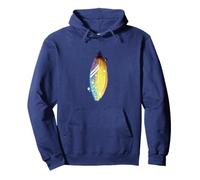Floral Feather For Spring and Summer Cute Surf Beach Graphic Sudadera con Capucha