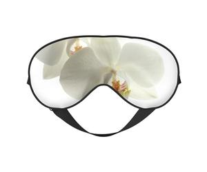 Floral Flores Blancas Orquídea Elegante Moderno De Moda, Cubreojos completos Antifaz bloqueador de luz Antifaz para dormir Antifaz suave con los ojos vendados Noche
