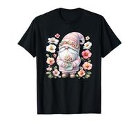 Floral Flower GNOME Dad Graphic For Florist Gardening Mom Camiseta
